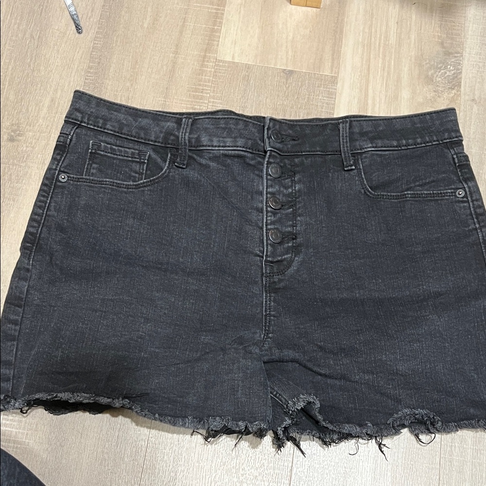 Old Navy Dark Gray Jean Shorts